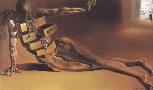 Salvador Dalí: El escritorio antropomórfico.